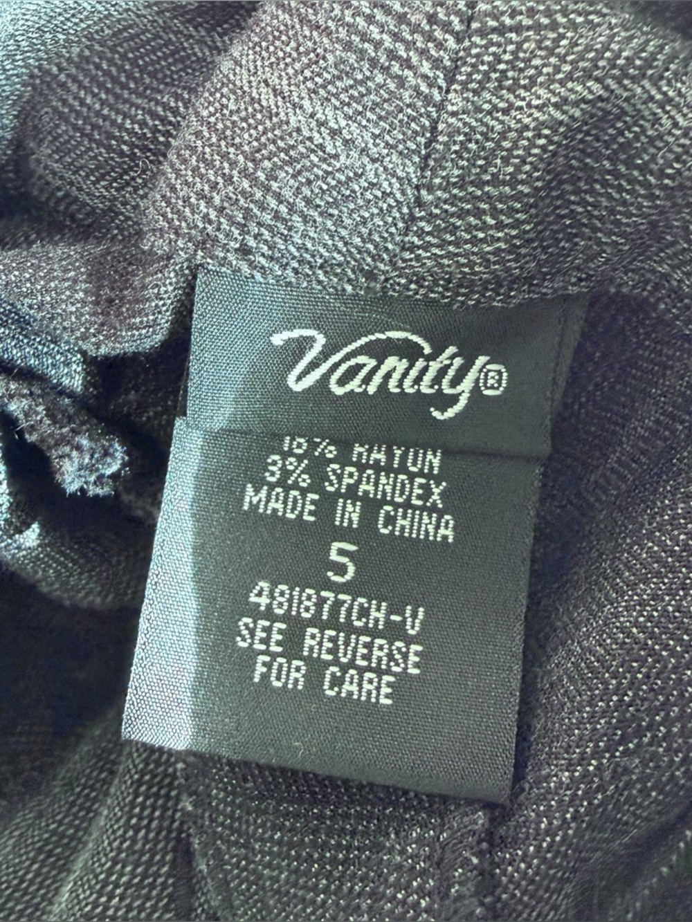Y2K vanity flare grey striped trouser pants low rise wide belt button woven 5 - Picture 12 of 12